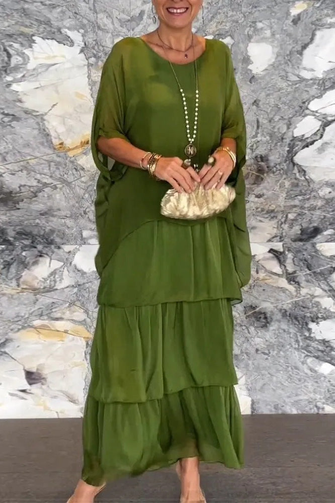 olive green chiffon dress Women's Judith Hill House Q + Color:Black 1 The Carlyna Martini Olive Celtic