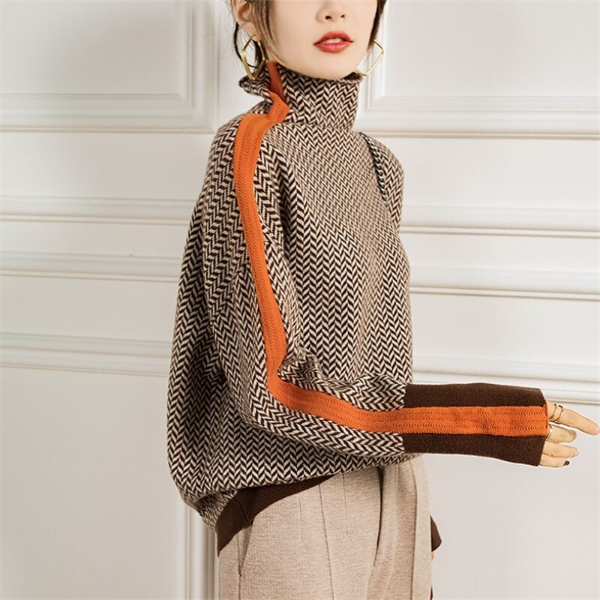Emma Striped Sweater — front view