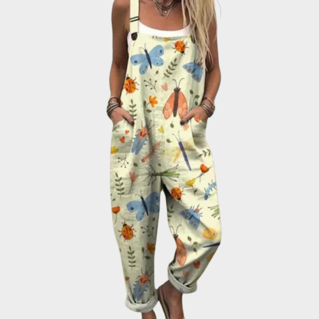 Relaxed Dungaree Jumpsuit — front view