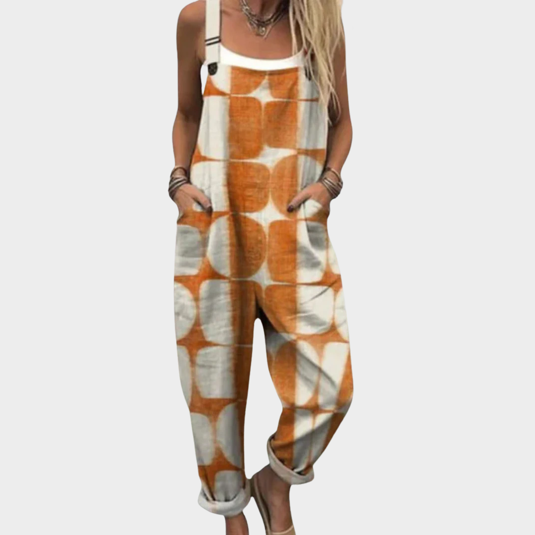 Relaxed Dungaree Jumpsuit — front view