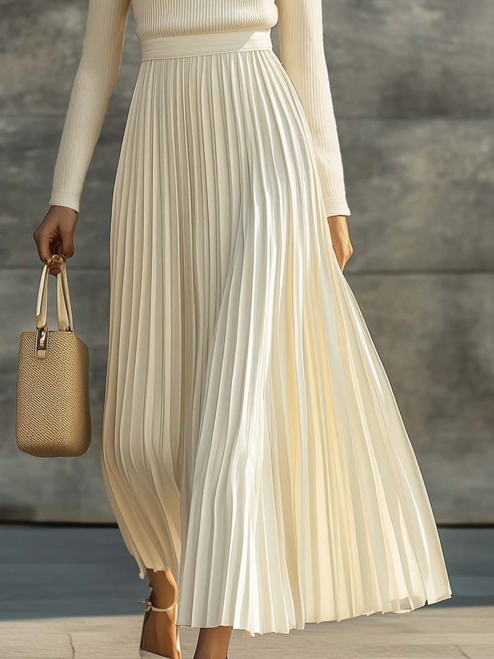 Clara maxi dress layered look – women's wardrobe essential winter
