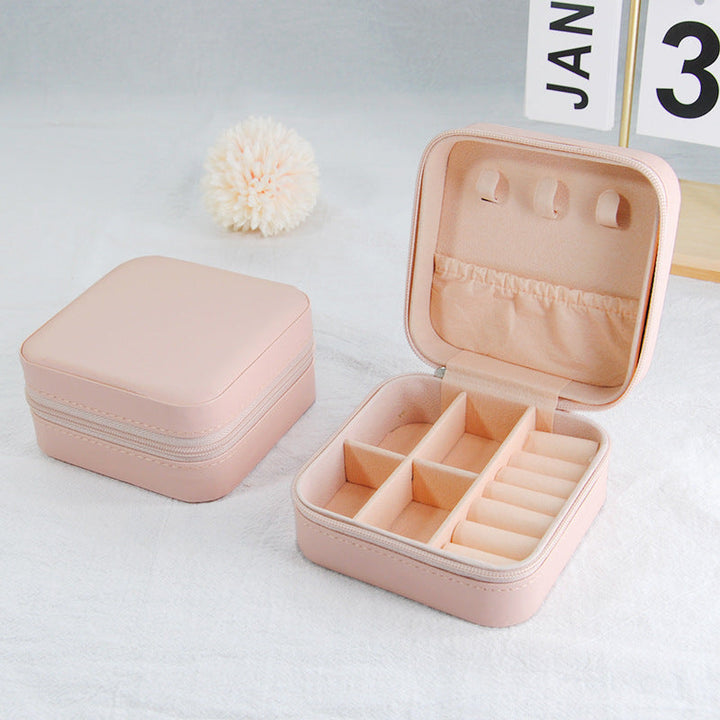 Premium Leather Jewelry Storage Box - With Multiple Compartments