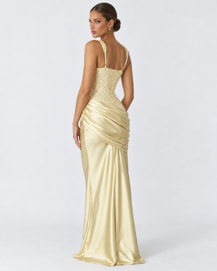 Private Invite Maxi — women's maxi dress, back view