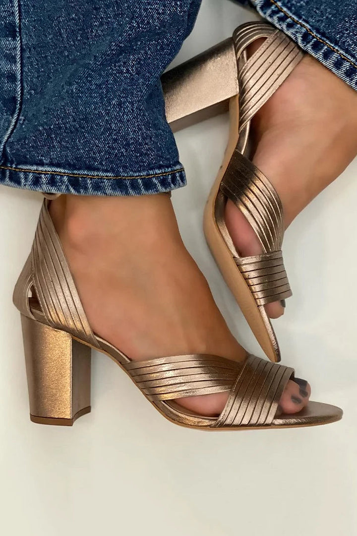 Elegant Strap Sandals — front view