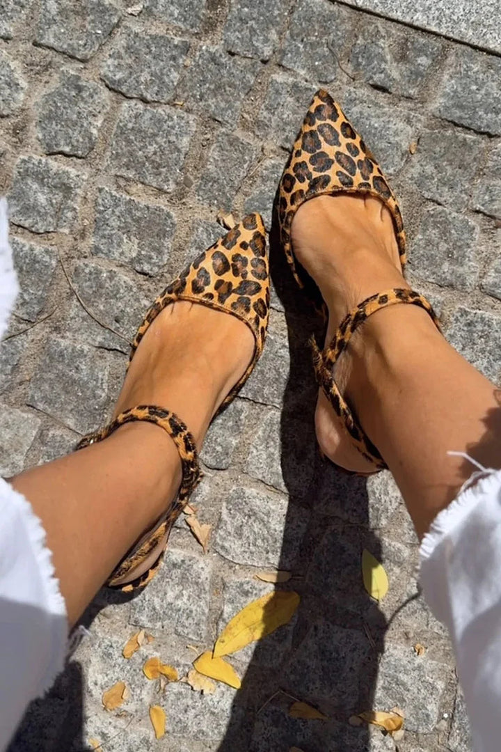 Pointed Ballet Flats — front view