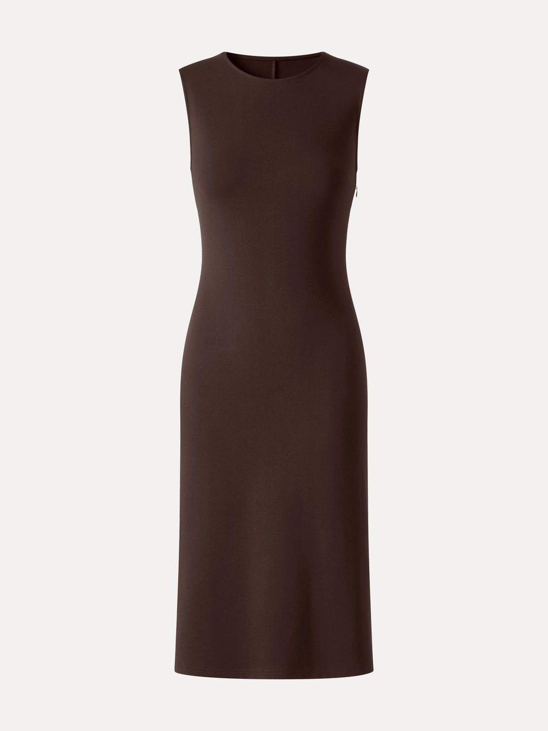Ponte Round Neck Column Midi Dress