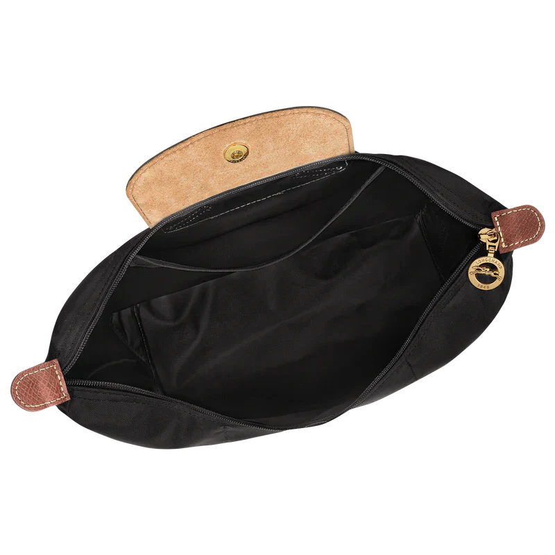 Longchamp Le Pliage Original Backpack Black — close-up view