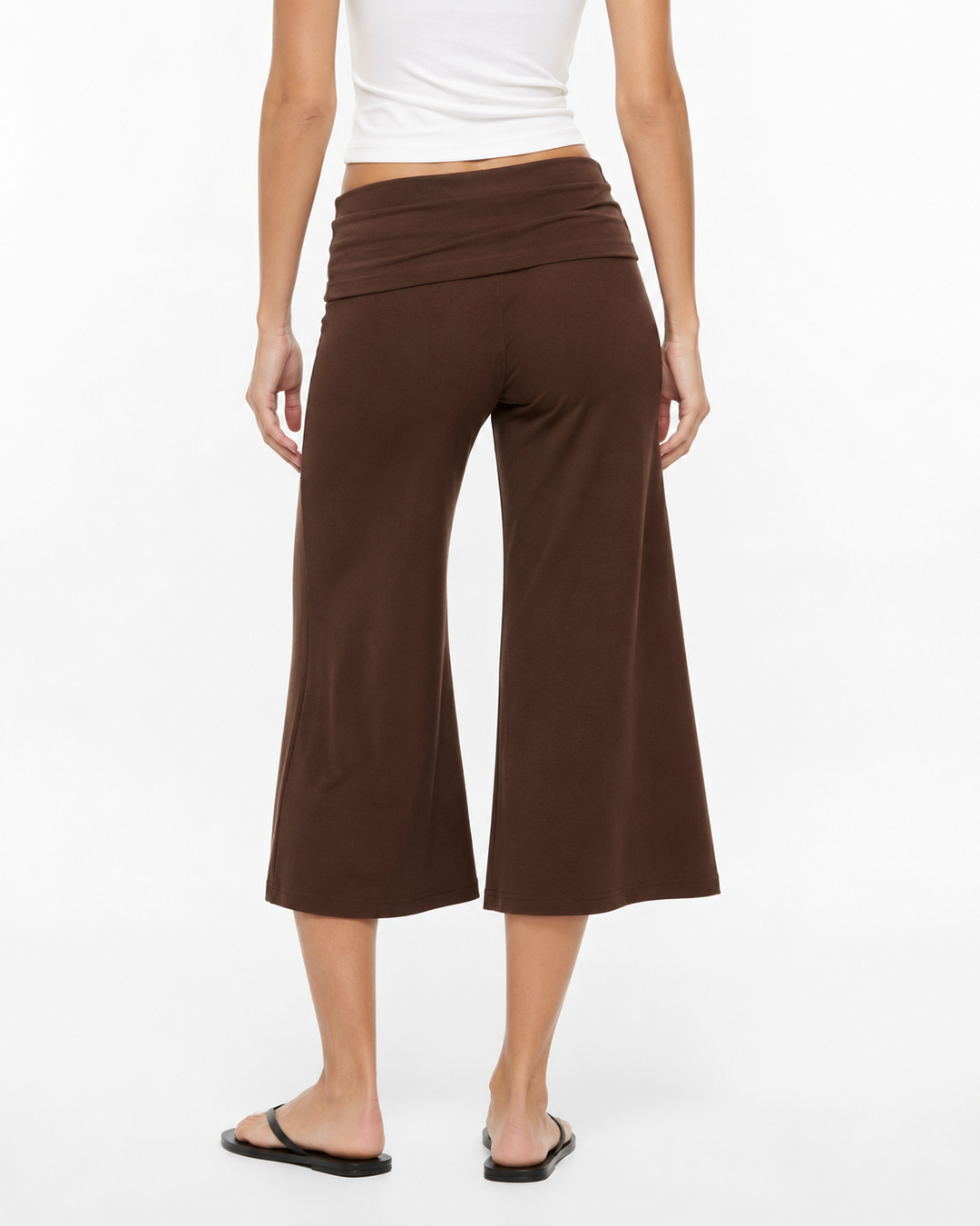 Foldover Capri Pants
