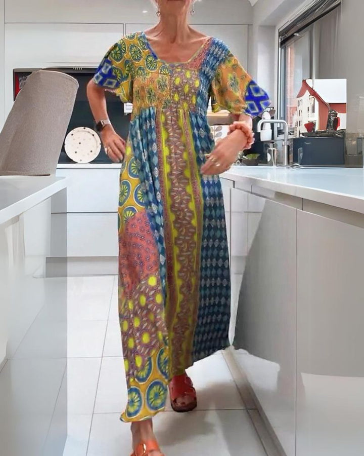 Cindy Boho Summer Dress — side view