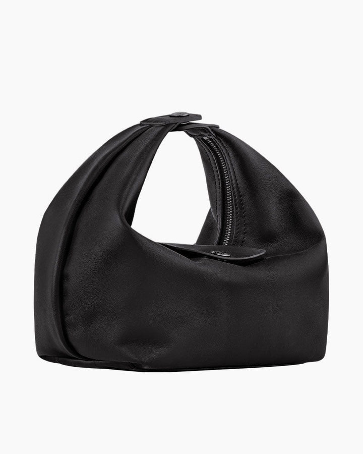 Women's Sophisticated Small Leather Carryall Bag