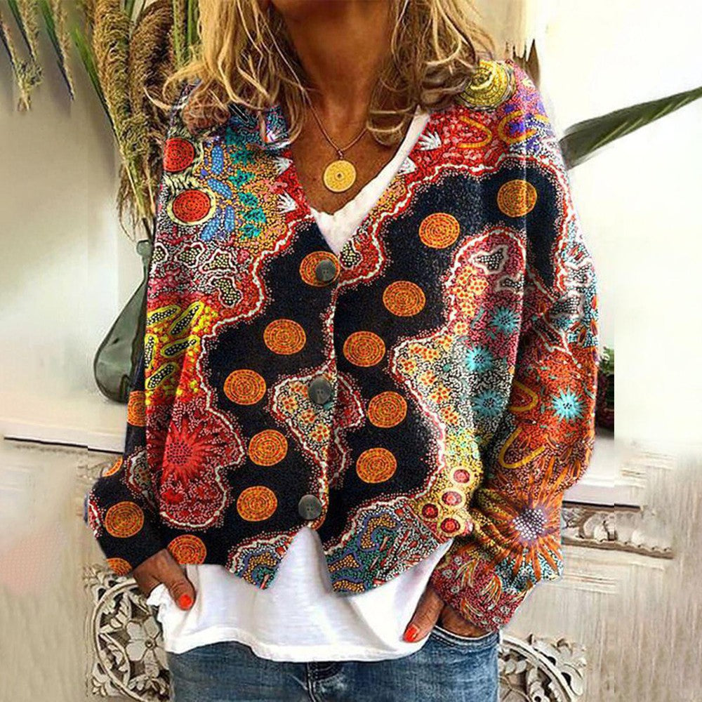Scarlett Colorful Comfortable Sweater — front view