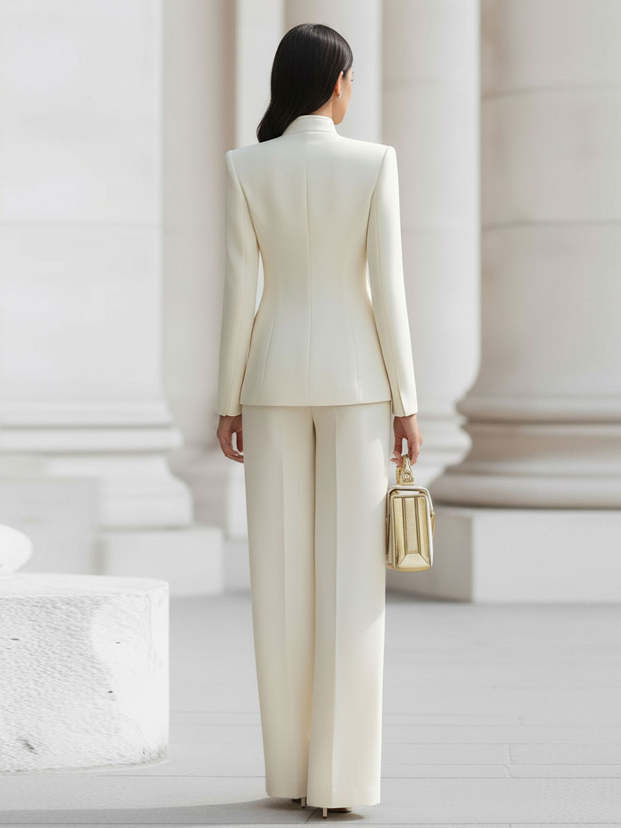 Christina elegant cream co-ord set – styled look