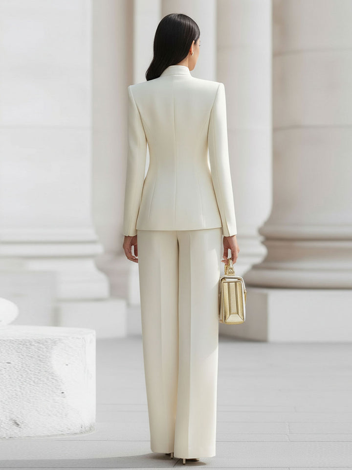 Christina elegant cream co-ord set – styled look