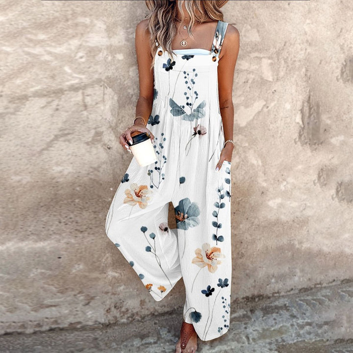 Relaxed Dungaree Jumpsuit — back view