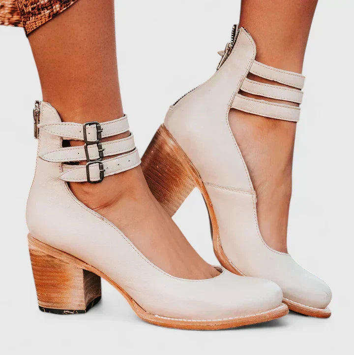 Janelis Elegant Heels — back view
