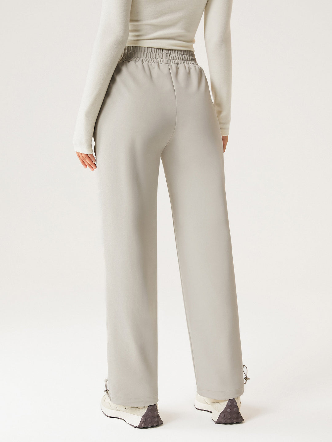 2Pcs Set Fleece Reversable Hooded Jacket & Fleece-Lined Elastic Waist Pants