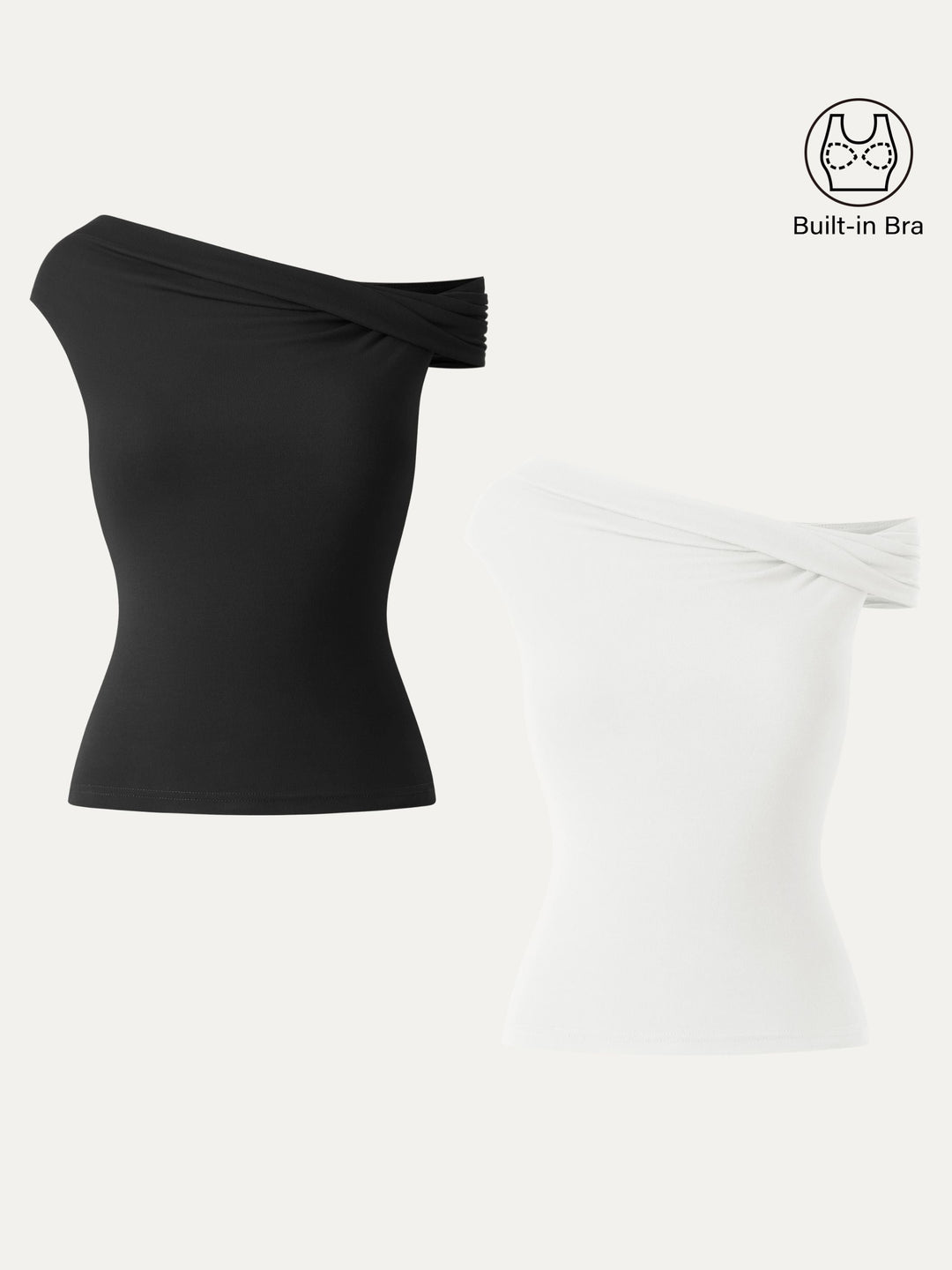 Multi-wear Versatile Necklines Built-In Bra Top 2.0