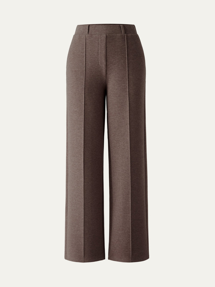 High Waisted Warm Straight Leg Pull On Pant