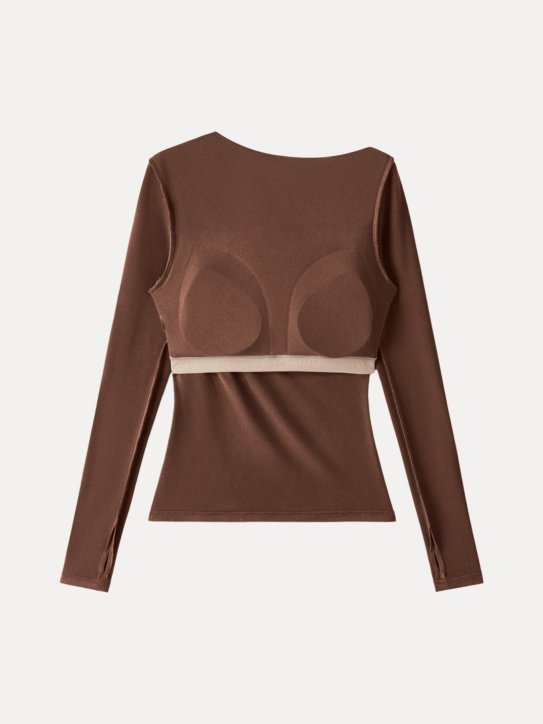 ProWarm Boatneck Shoulder-Tuck Built-In Bra Top 2.0