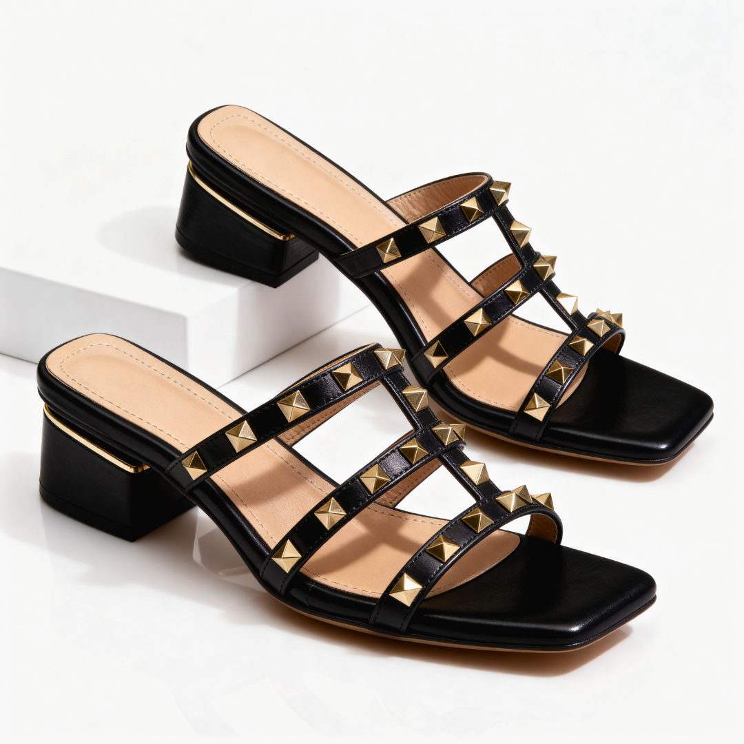 Odette Studded Sandal — detail view