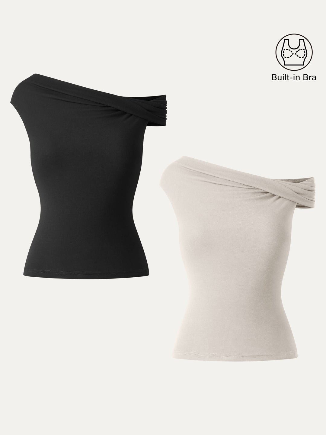 Multi-wear Versatile Necklines Built-In Bra Top 2.0