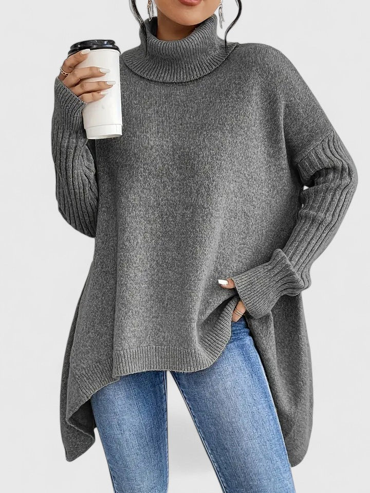 Keiralyss | Women's Oversized Wool Turtleneck Sweater