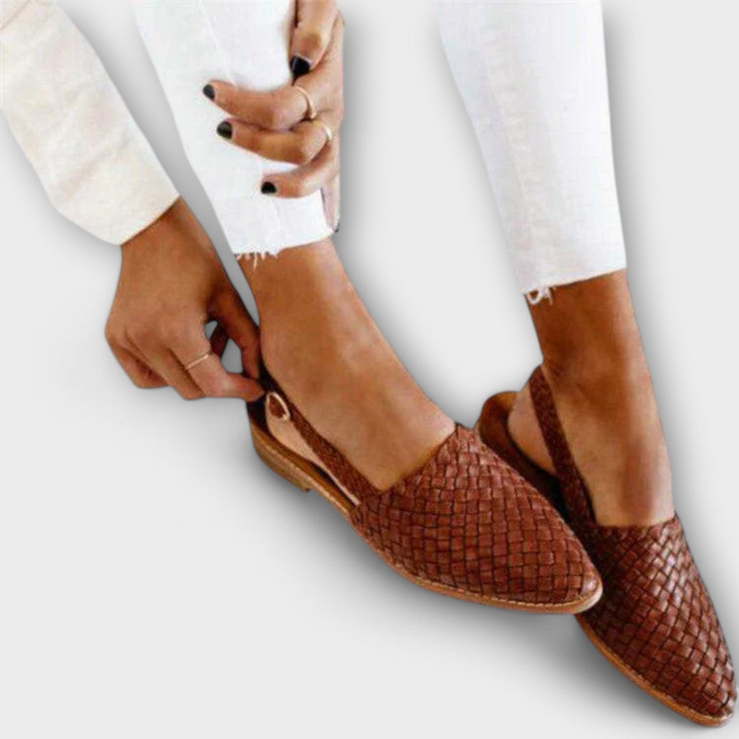 Luisa -  Handwoven Moccasins