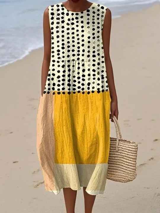 Megan Vintage Maxi Dress — product view