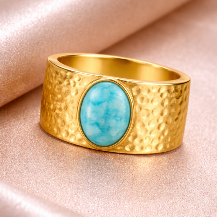 Vintage Golden Moonstone Ring