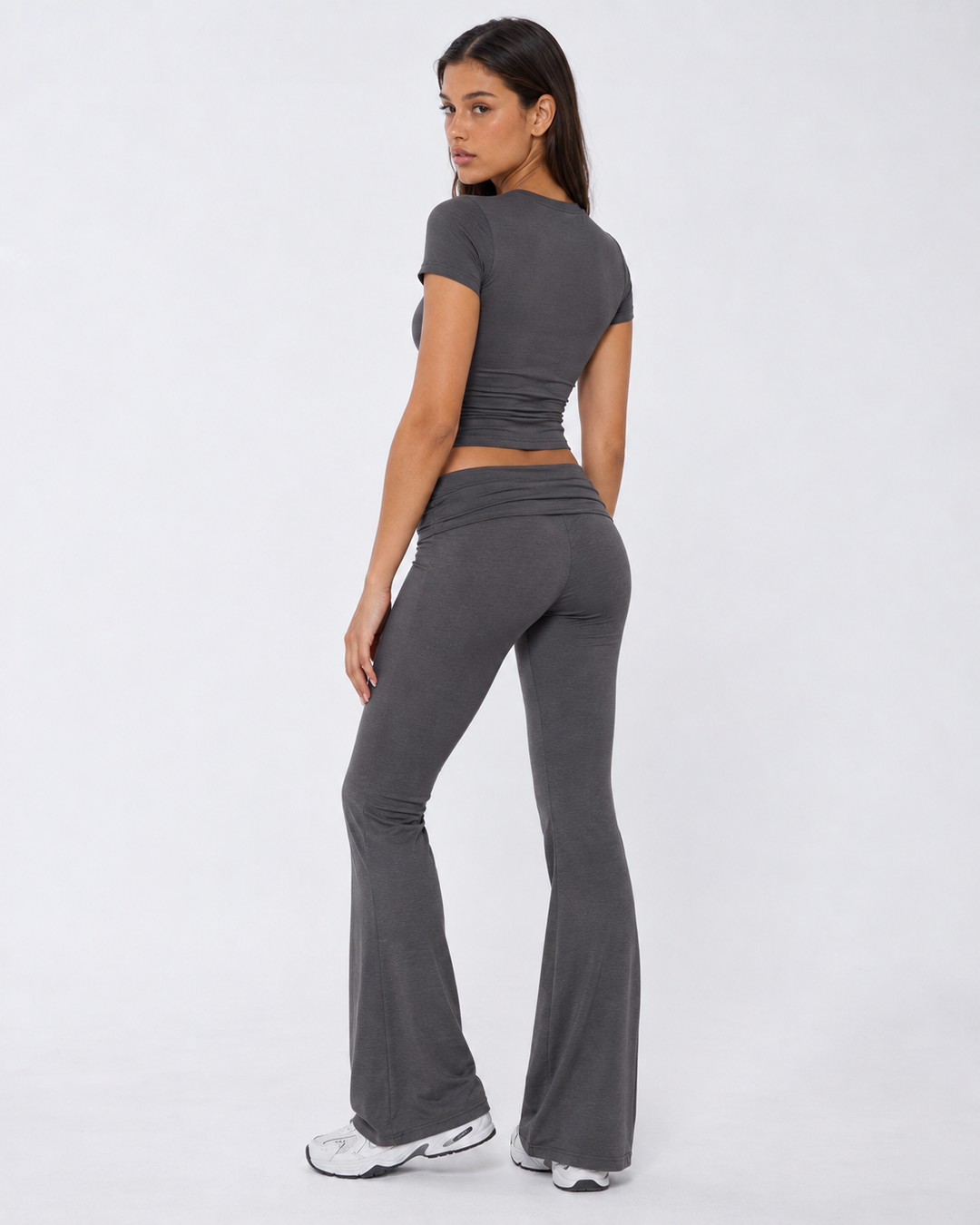 Off Duty Flare Set — women's two-piece set, color option 12