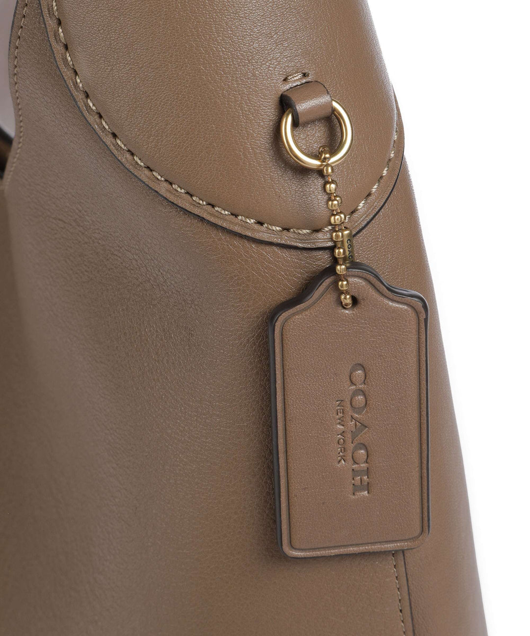 Brooklyn 39 Coach shoulder bag dark stone – detail
