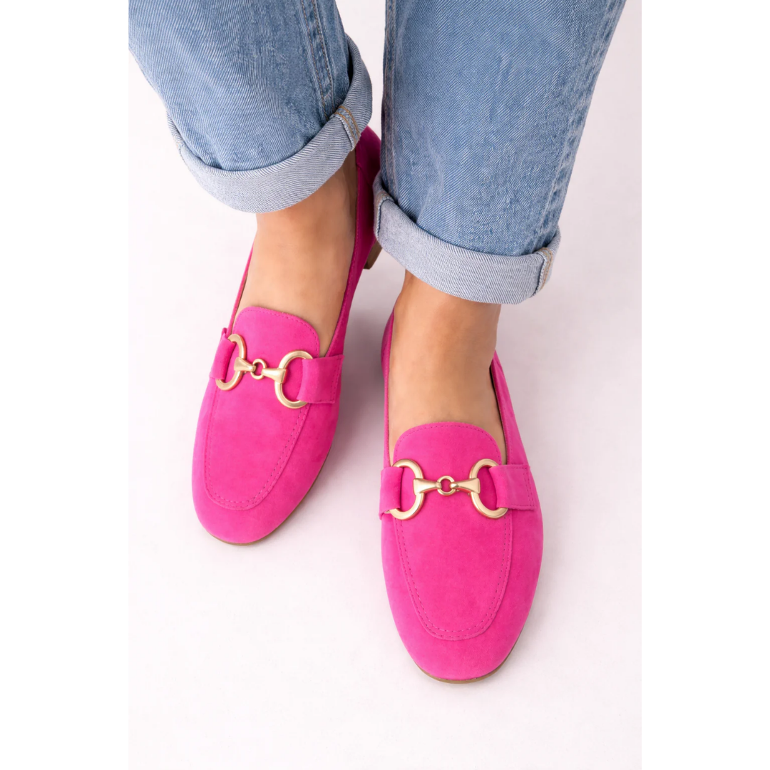 Elegant Loafers with Metal Detail — back view