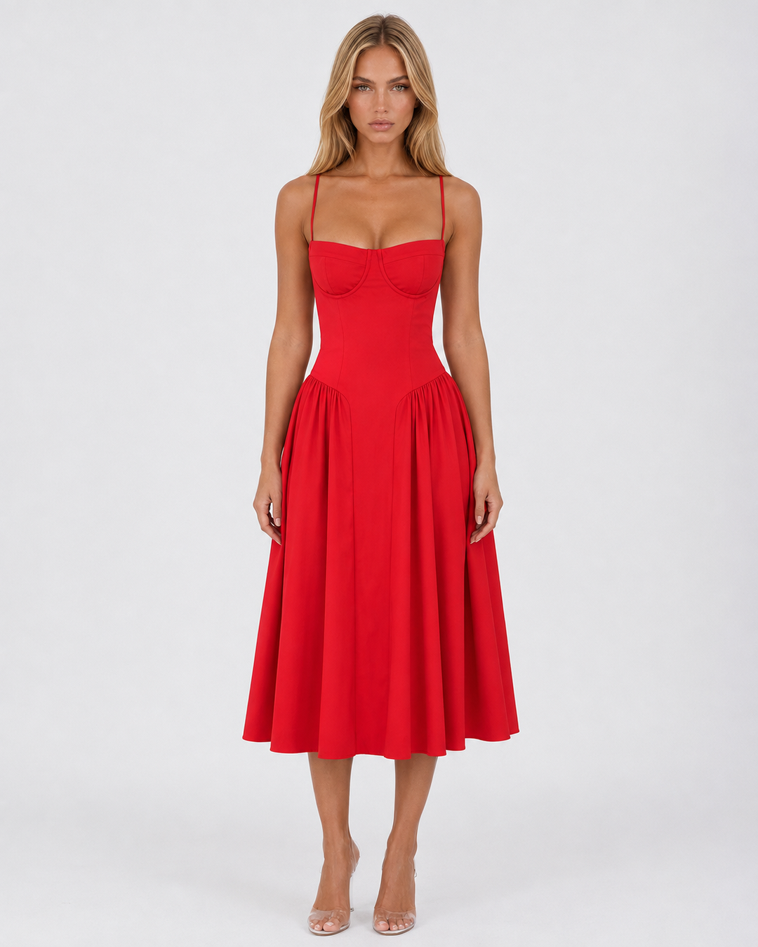 Amour Corset Midi — women's midi dress, color option 17