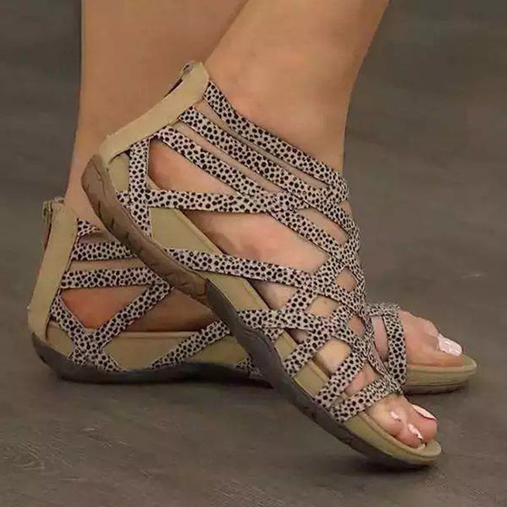 Ella Orthopedic Gladiator Sandals — front view