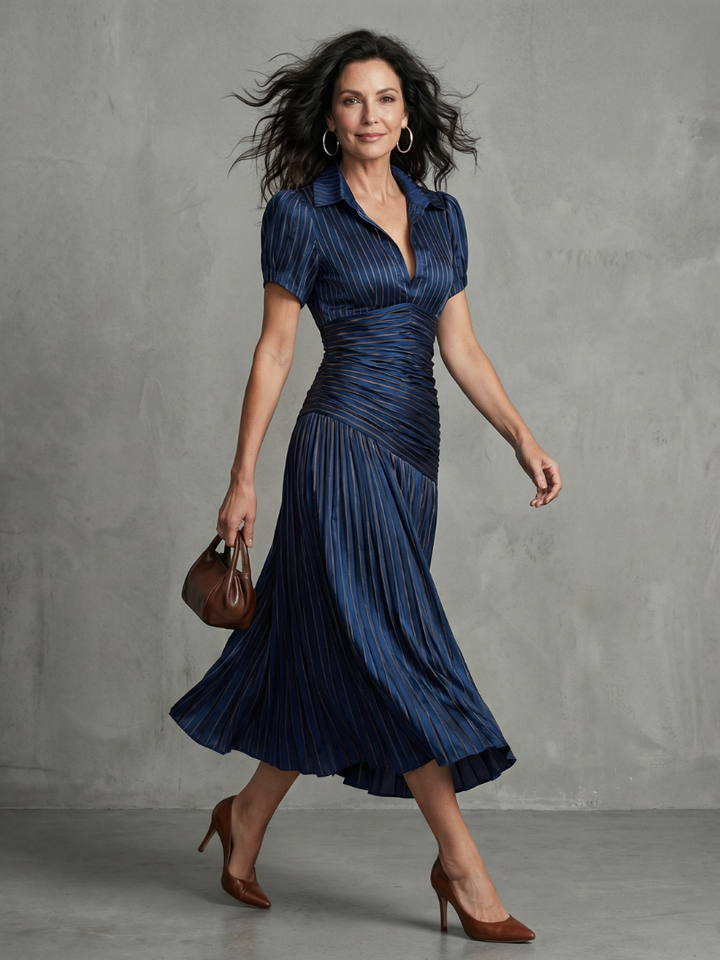 Theodora Midi Dress — front view