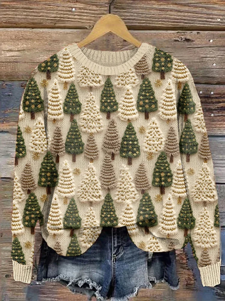 Grace- Comfortable Holiday Sweater Sweater — alternate view