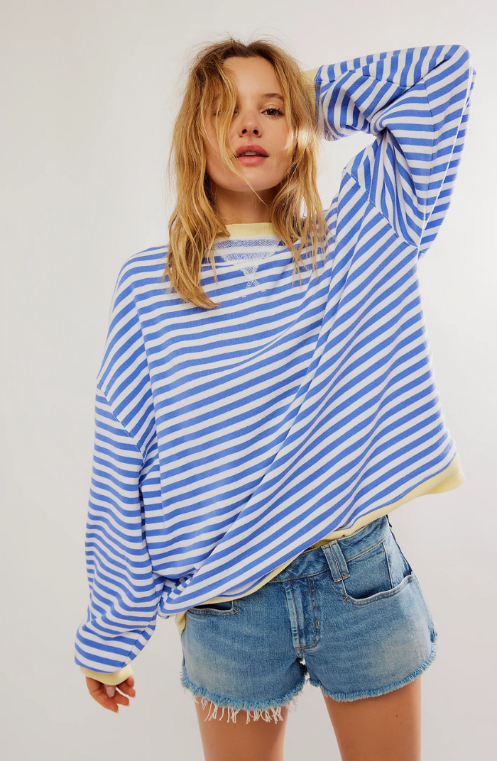 Mana Striped Oversized Sweater — alternate view