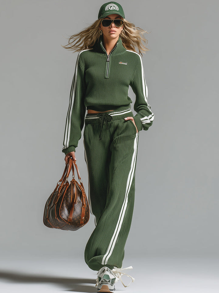 Casual two-piece sporty set women – styled look