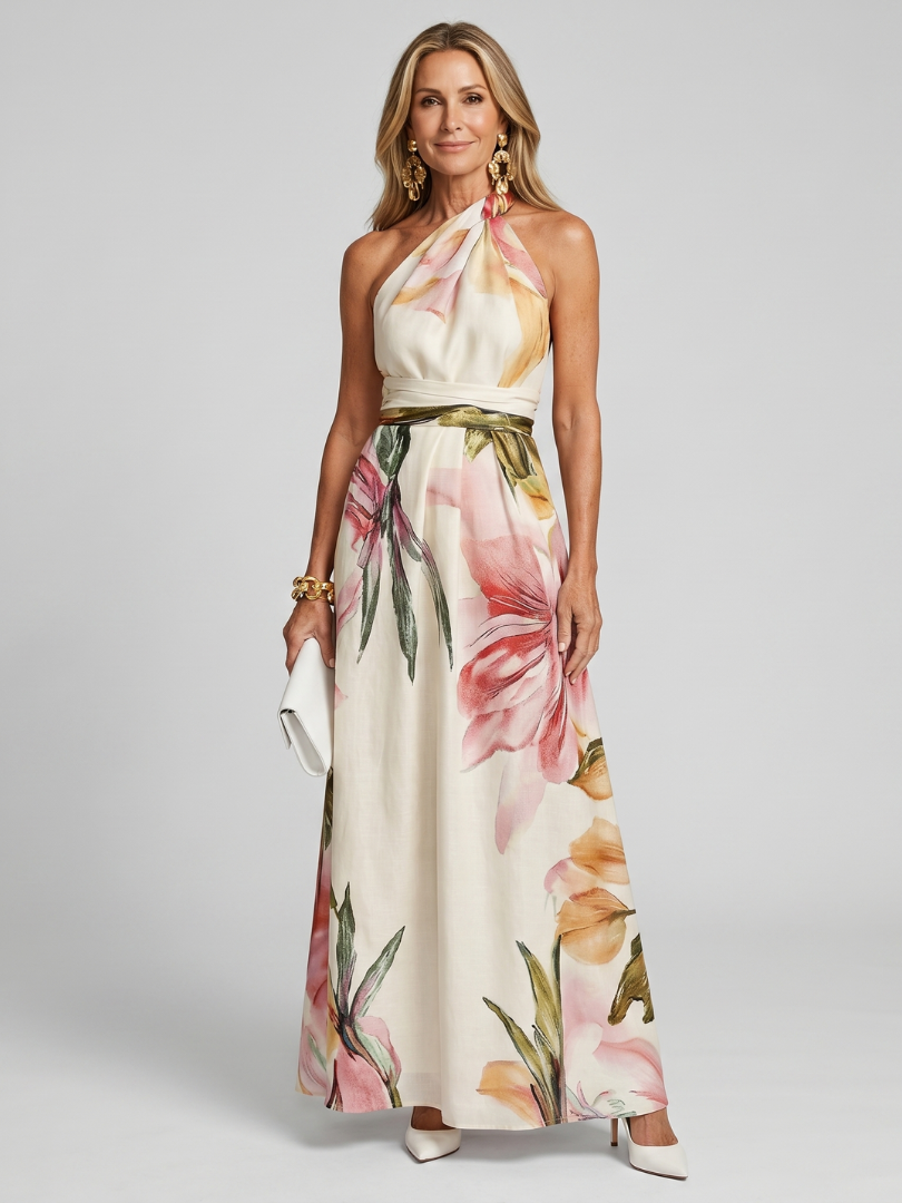 Hester Maxi Dress — front view