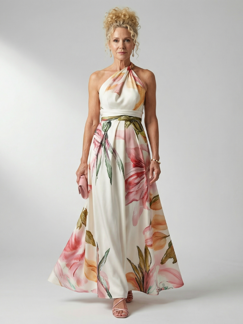 Amiel Maxi Dress — front view