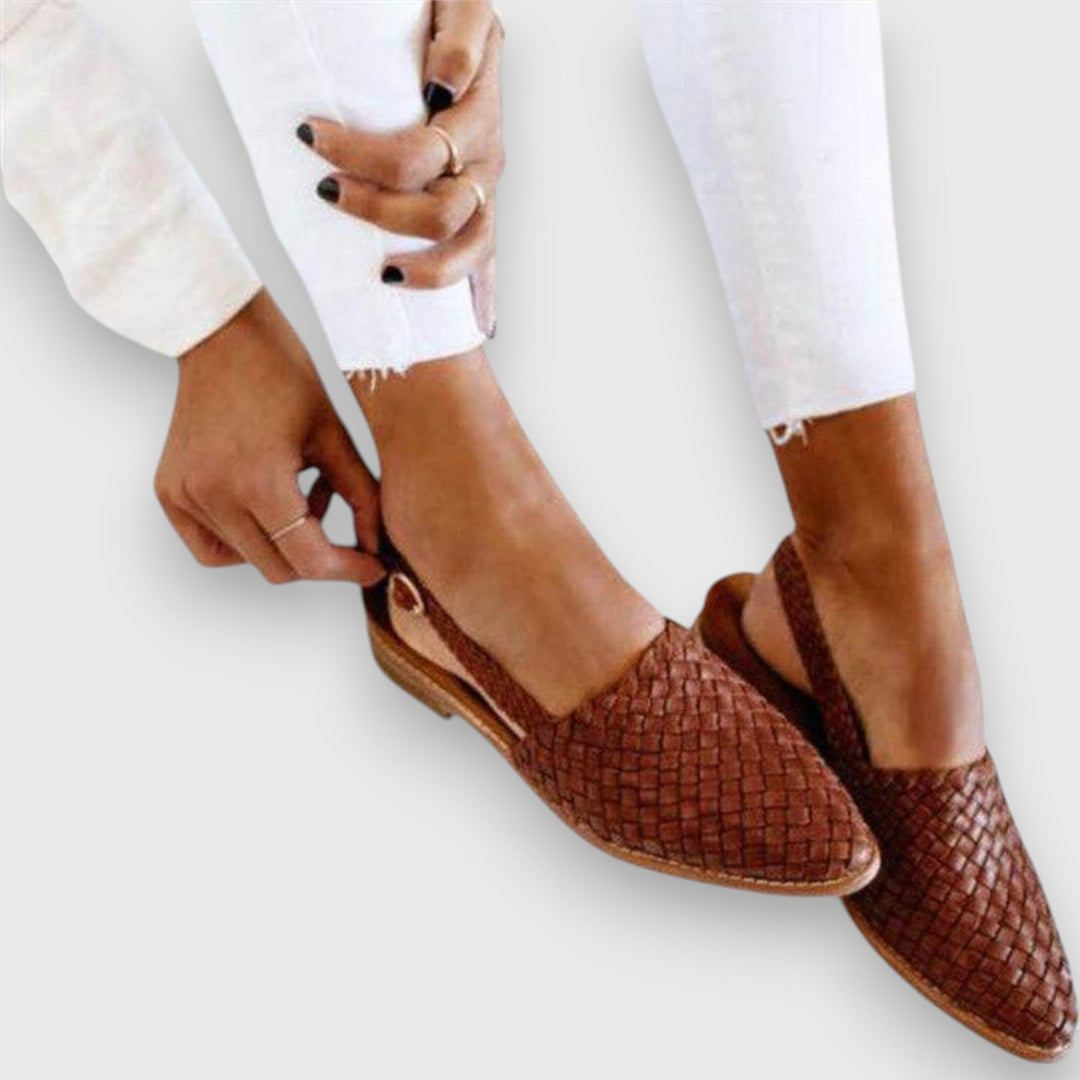 Lysena Comfy Sandals — front view