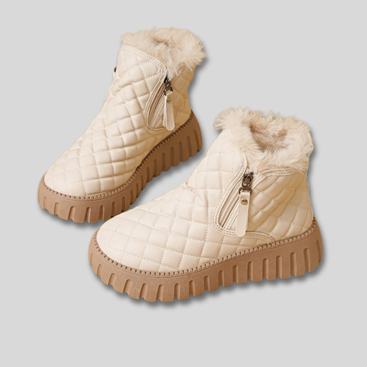 Fabienne | Women's Quilted Puffer Platform Winter Boots