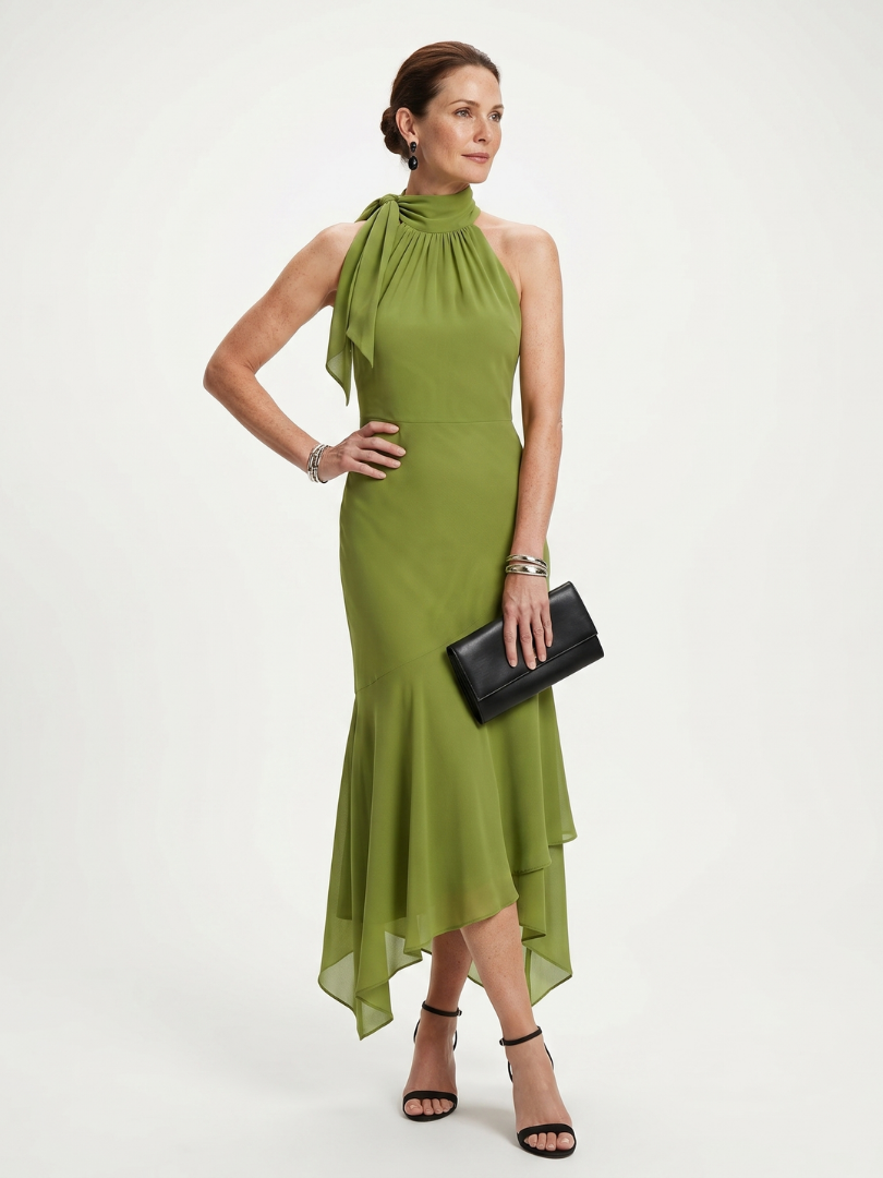 Winifred Midi Dress — front view