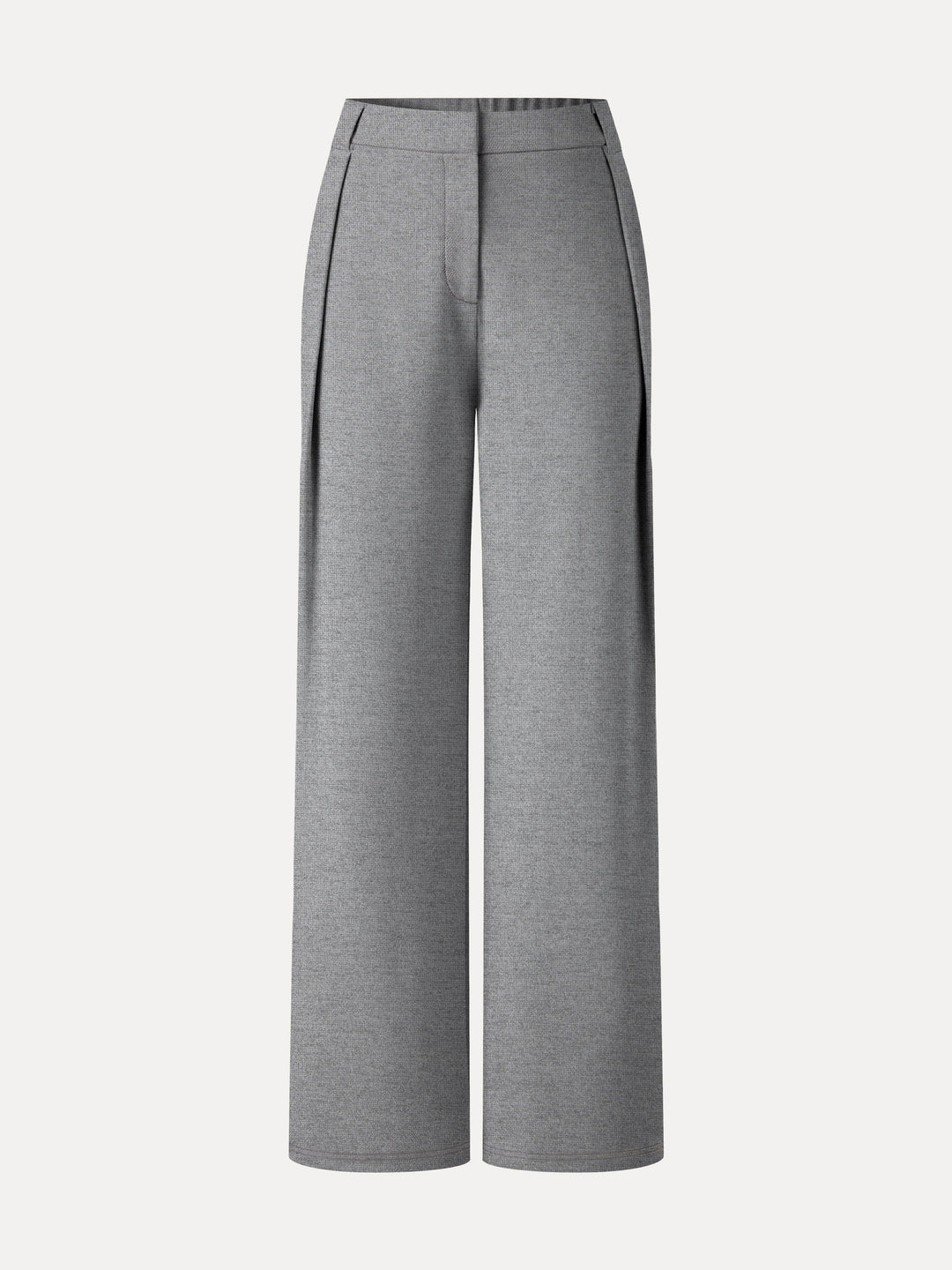Ponte High-Rise Straight-Leg Pants with Pockets