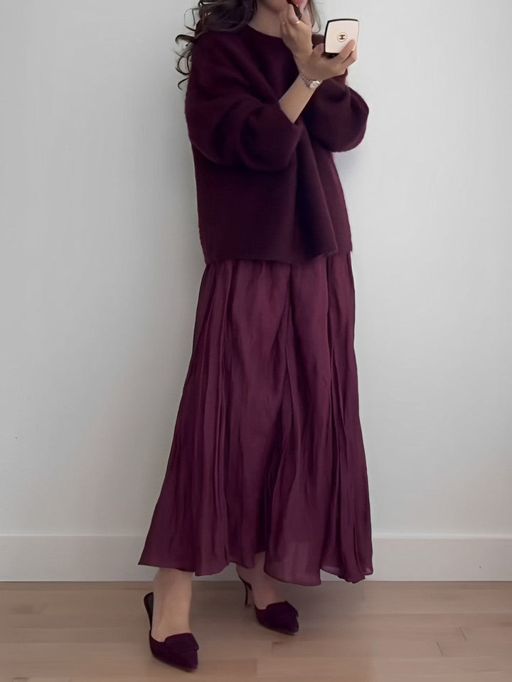 Celestina knit skirt co-ord women – full length