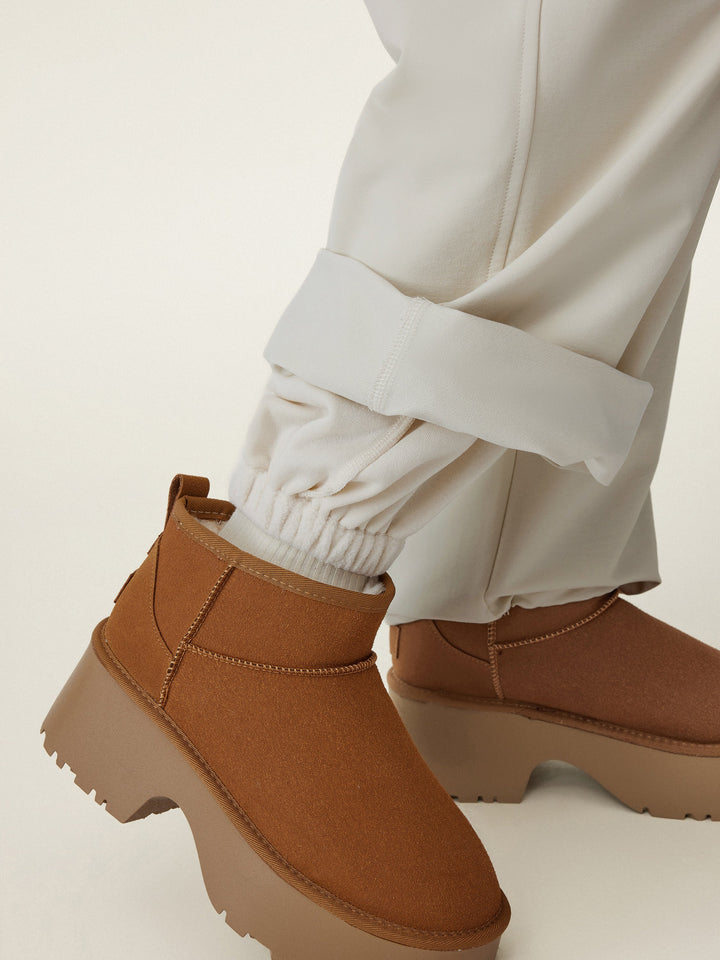 2Pcs Set Fleece Reversable Hooded Jacket & Fleece Lined Cargo Pant