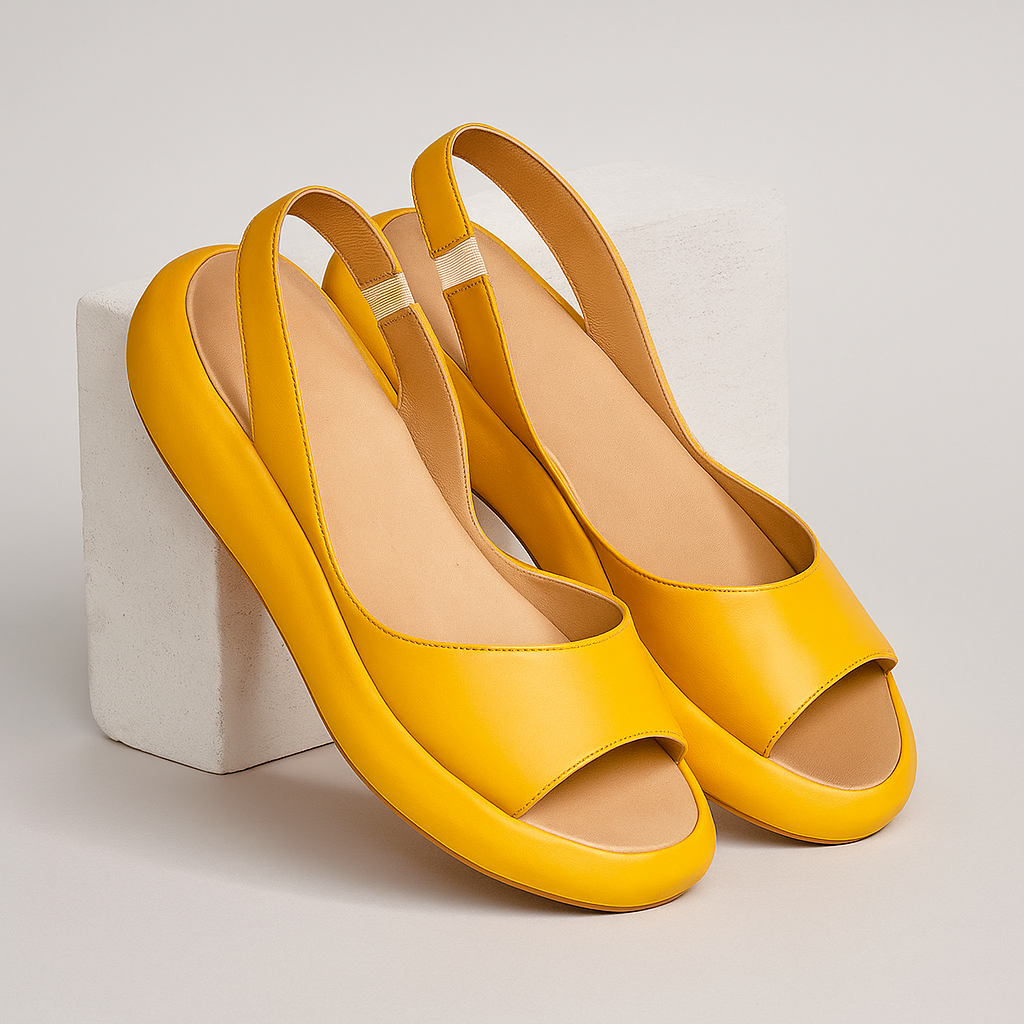 Gisselle Toe & Non-Slip Sandals Yellow — alternate view