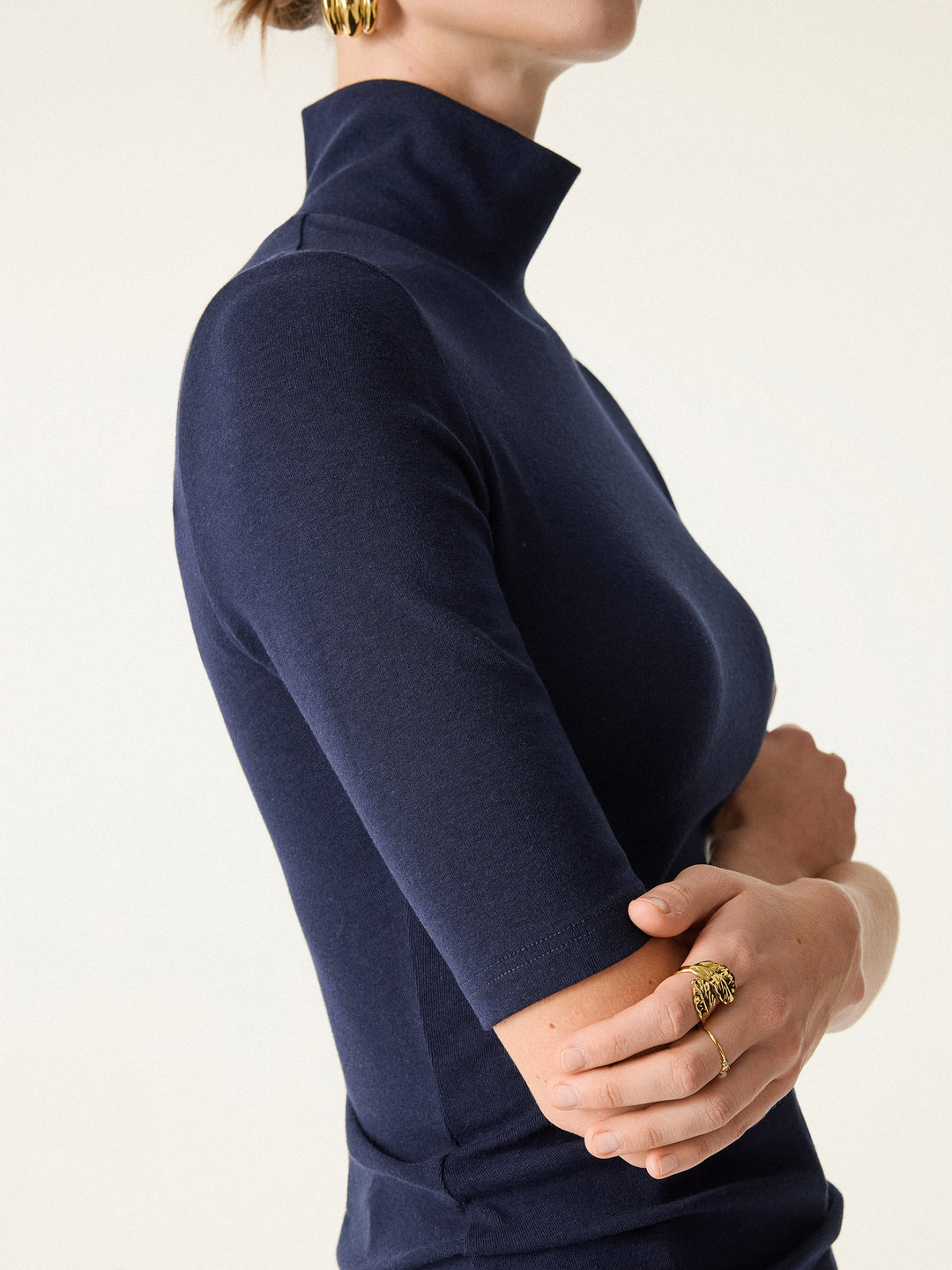2Pcs Set LiteWarm Elbow Length Sleeve Built-In Bra Top 3.0 & High-Rise Wide Leg Pants