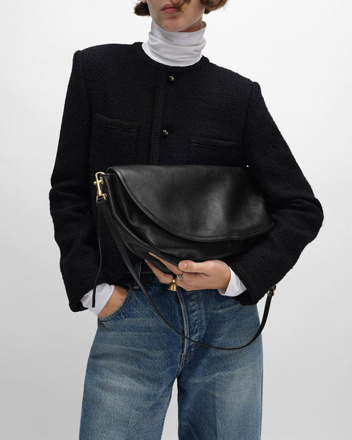 Women’s Airport Travel Halfmoon Flap Shoulder Bag