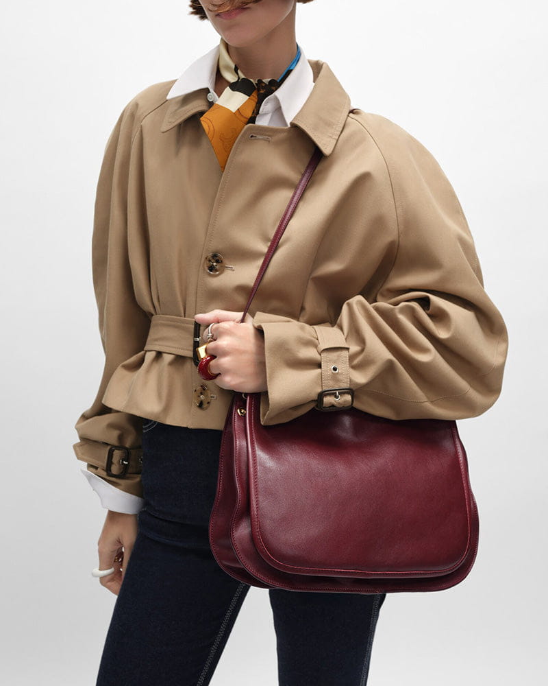 Women’s Minimal Chic Flap Crossbody Bag